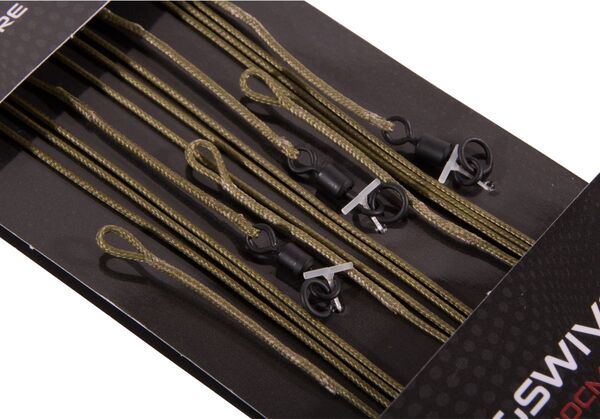 Bas de Ligne Ultimate Leadcore Avec Émerillon, 3 Pièces
