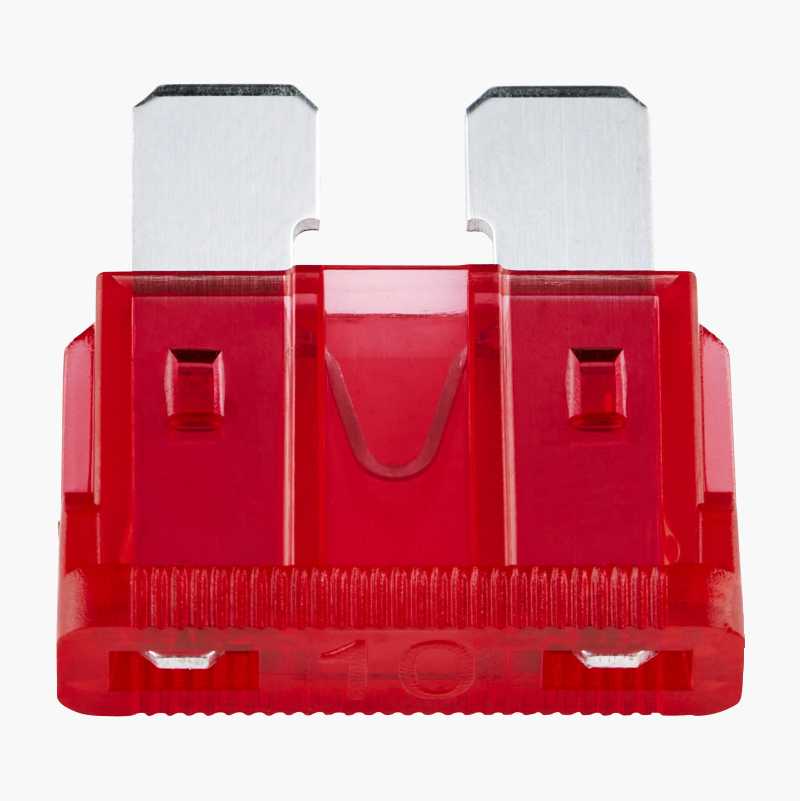 Flatstiftsikring midi, 3 A, 10 stk.