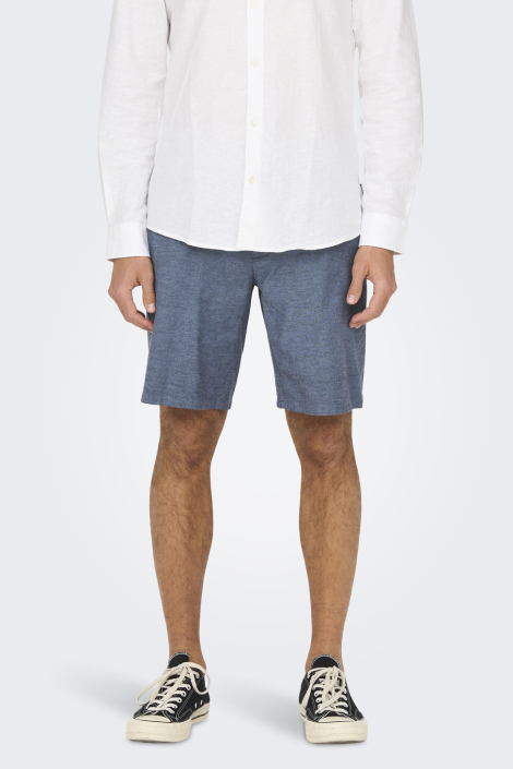 Only & Sons blauwe heren korte broek
