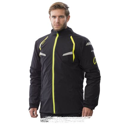 Veste de pluie Dane BYGE - Noir / Jaune