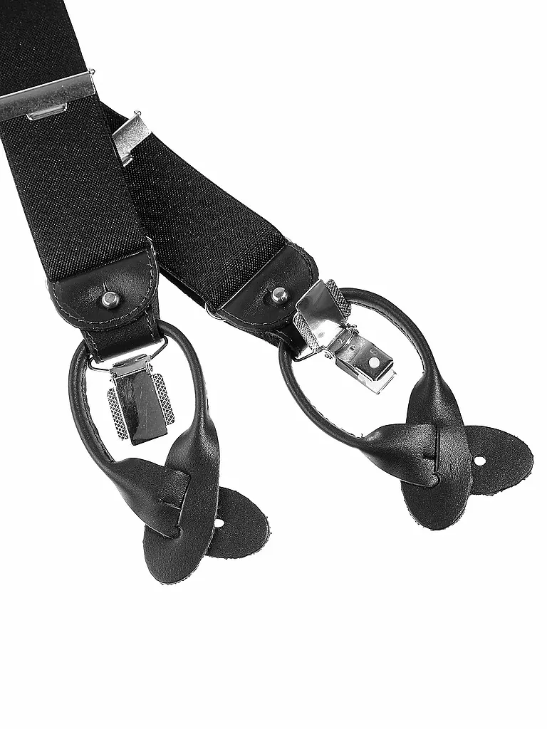 PROFUOMO Hosenträger schwarz