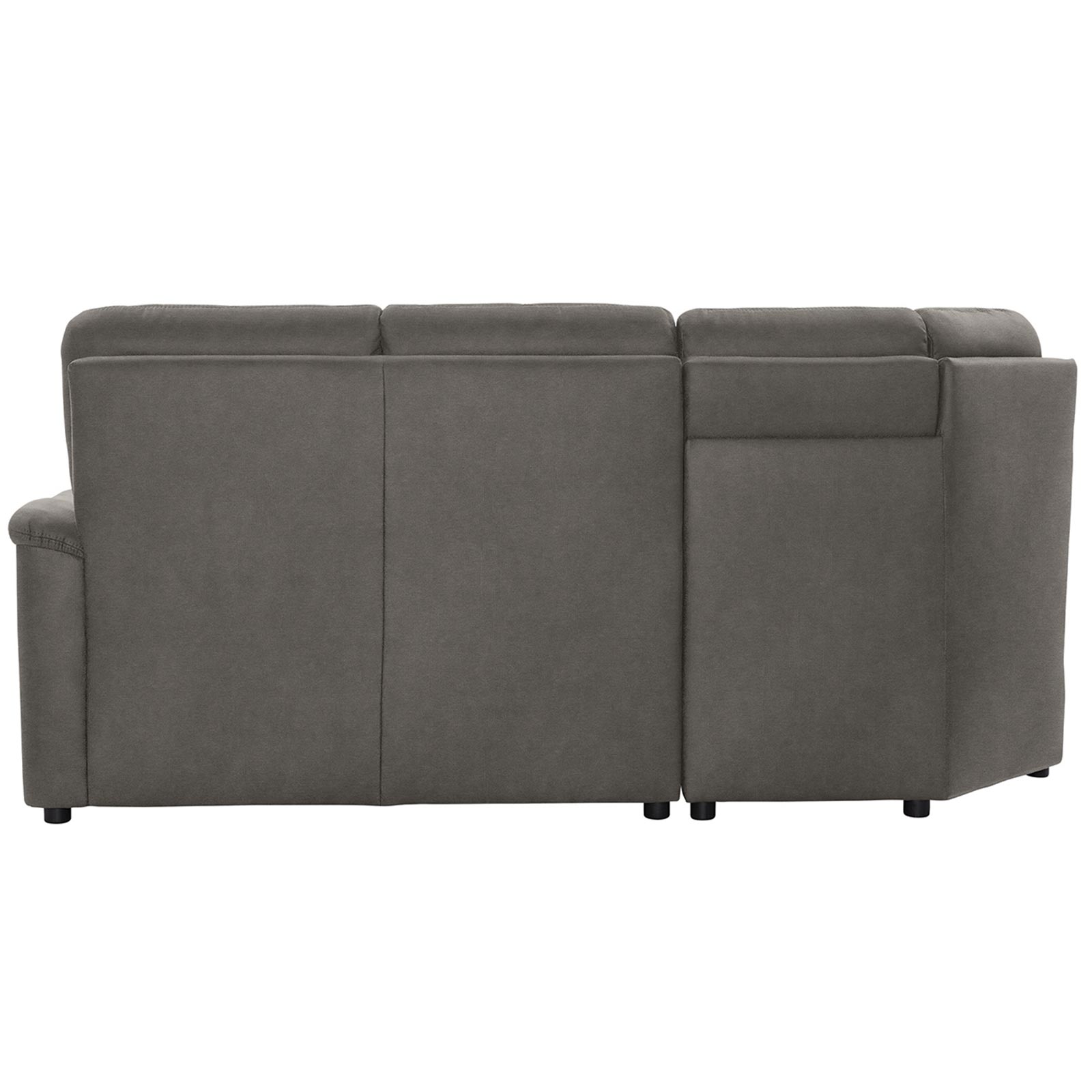 polsterpower Ecksofa - Belle grey - Basismodell - rechts