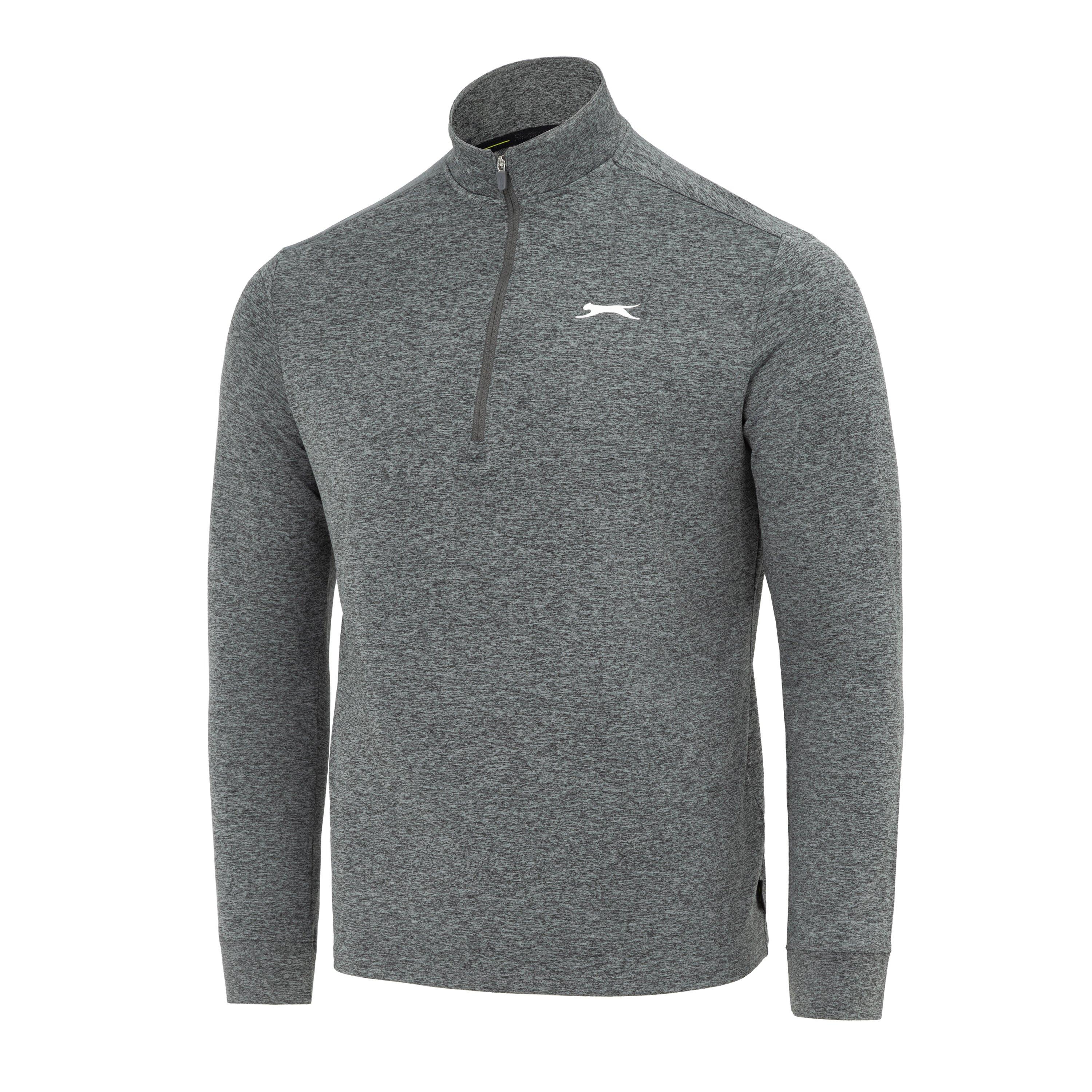 Slazenger Zip Pullover Top Mens