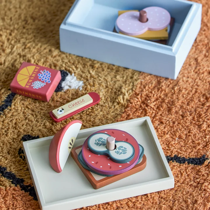 Bloomingville Mini - Thyra Essensbox Spielset, blau
