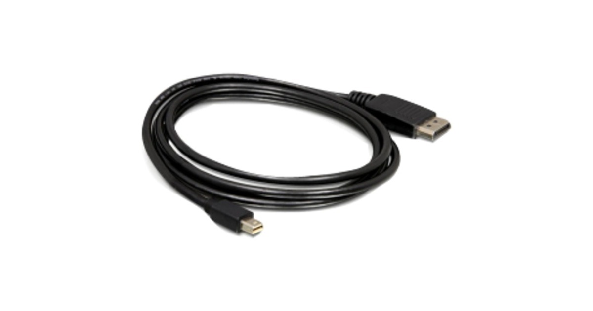 DeLOCKMini DisplayPort > DisplayPort adapter  (Zwart, 1 meter)