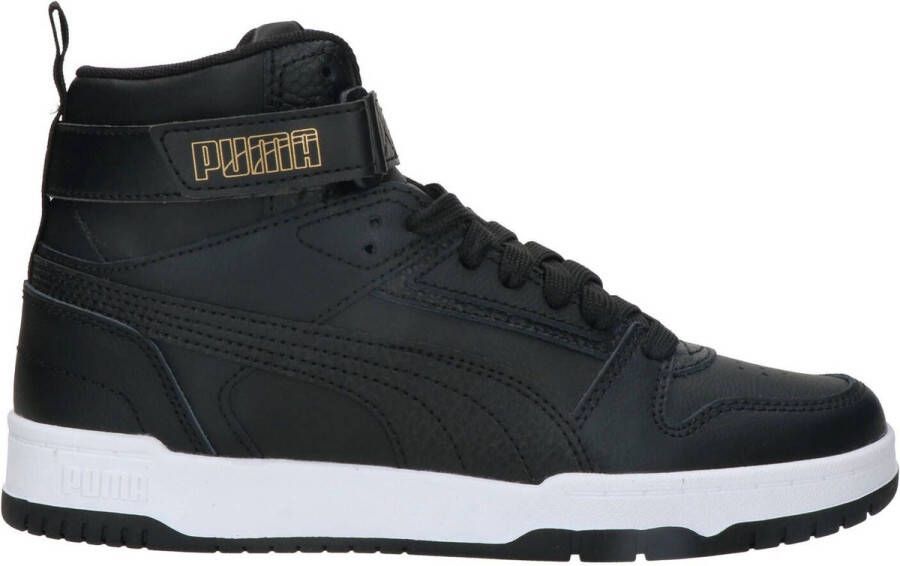 Puma RBD Game sneakers zwart wit Gerecycled polyester Logo 35.5