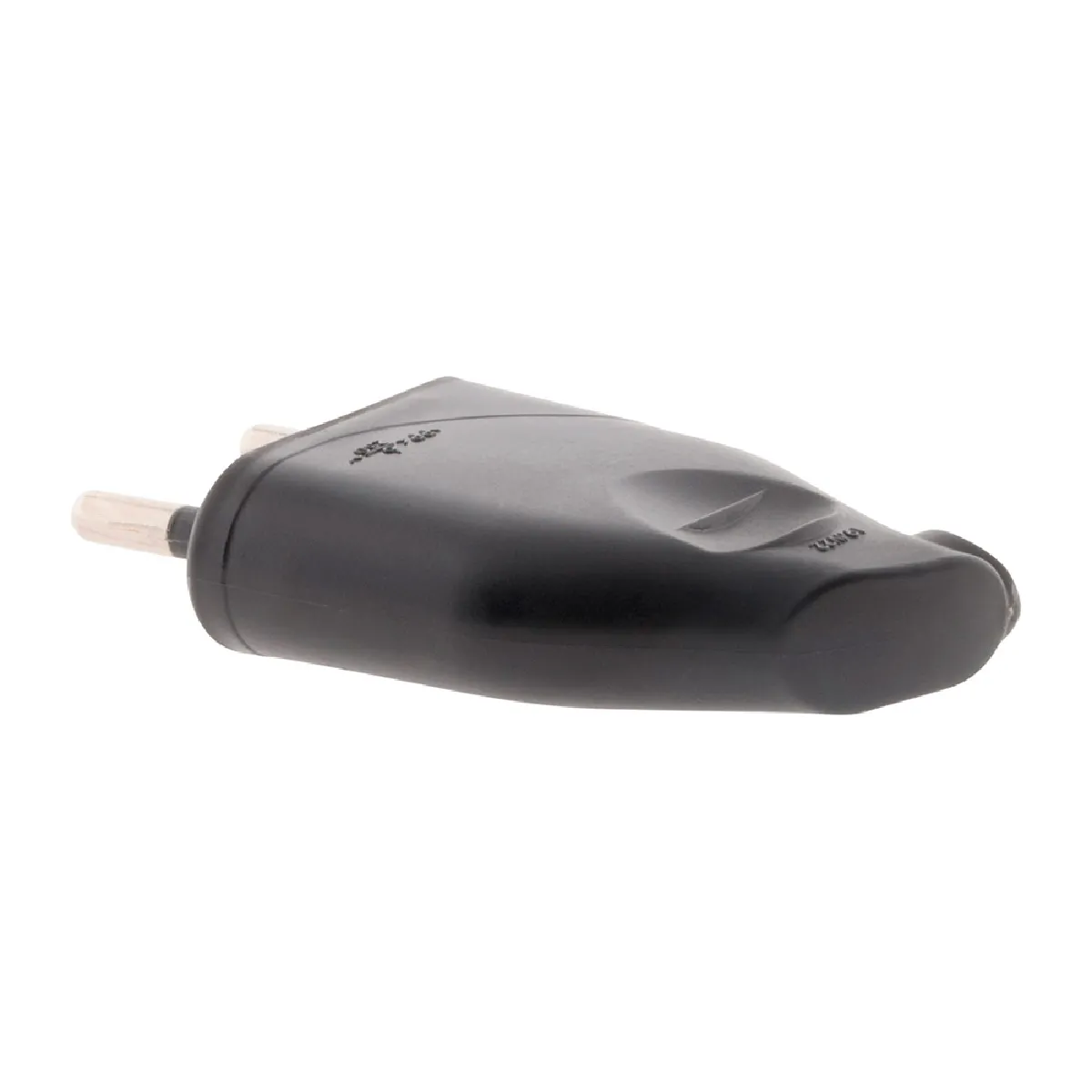 Zenitech Fiche Mâle 6A Latérale - Noir