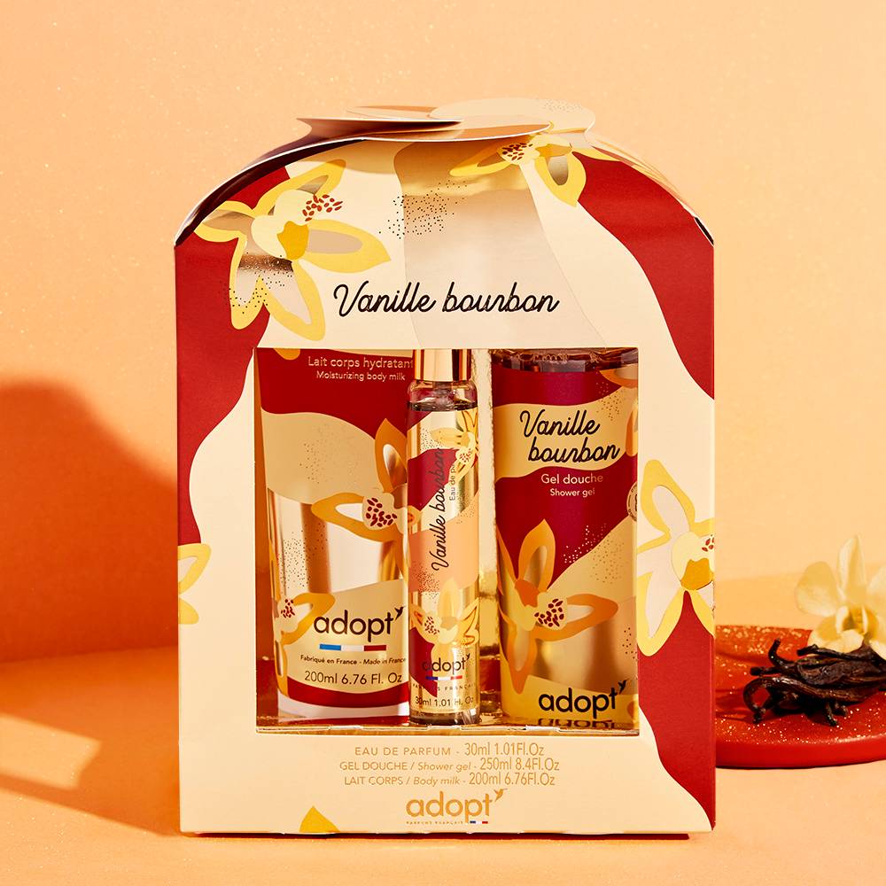 Vanille Bourbon COFFRET CHALET VANILLE BOURBON 30ML + GEL DOUCHE + LAIT CORPS (REA OP BEST/N23)