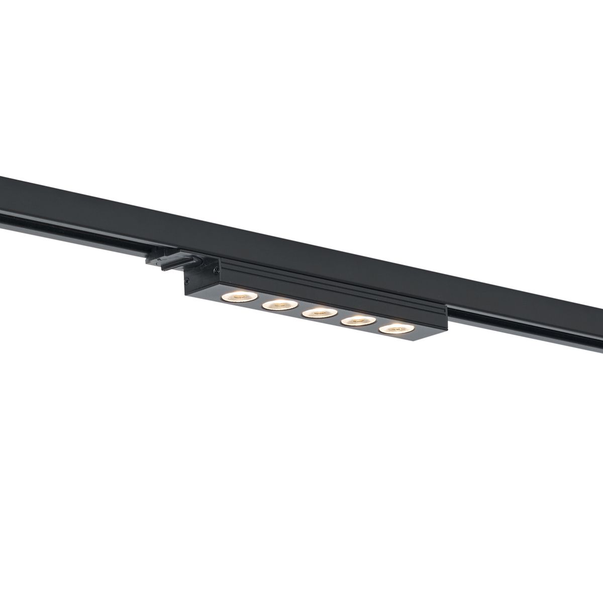 Moderne plafondlamp zwart voor railsysteem 1-fase 5W 370 lm 3000K - Iconic Tsiri