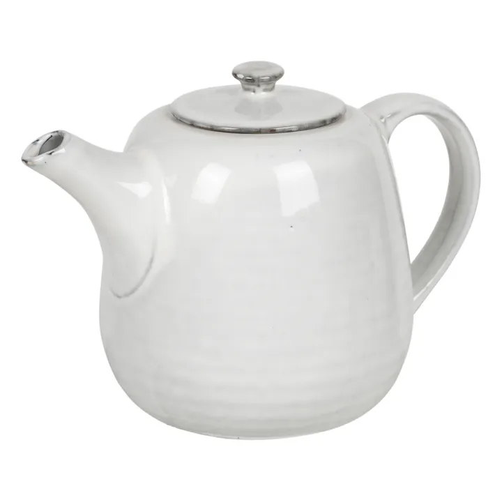 Broste Copenhagen Théière Nordic sand en grès | Gris clair