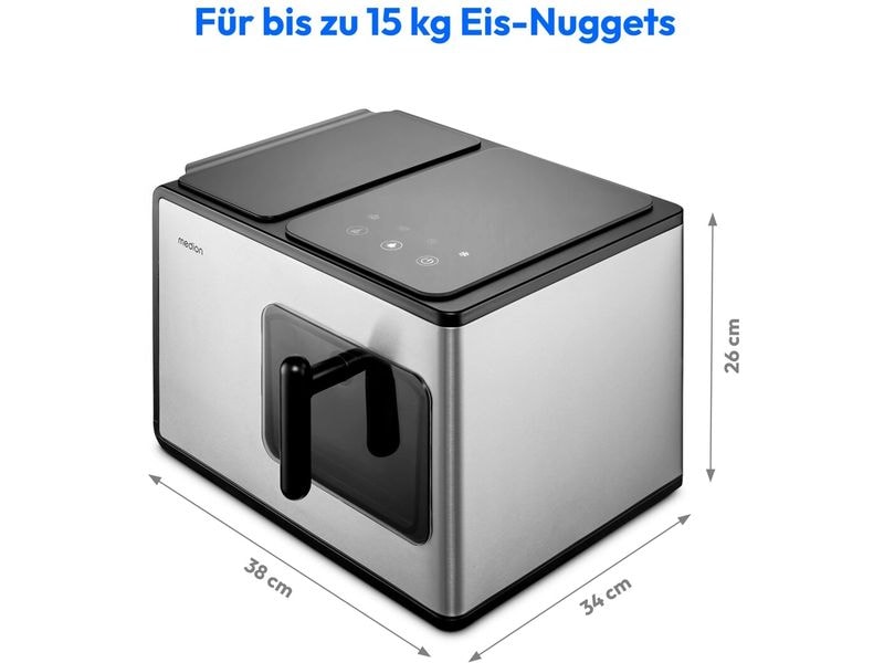 Medion Eiswürfelmaschine Life MD 11960 15 kg/24h Nugget Eiswürfelbereiter
