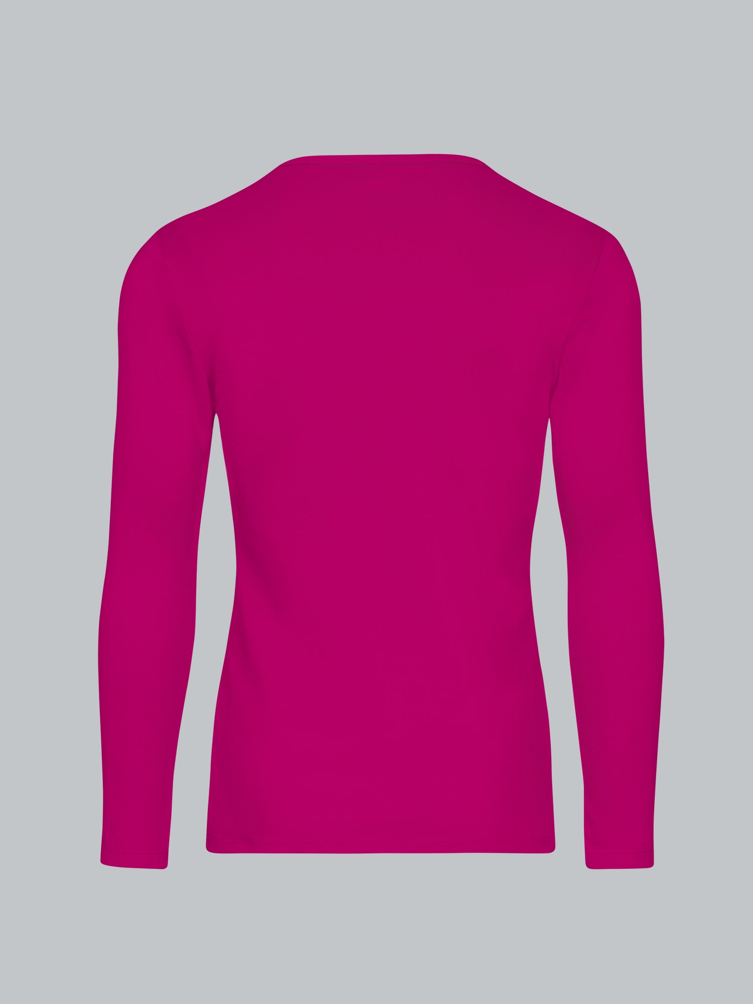 Langarmshirt Magenta