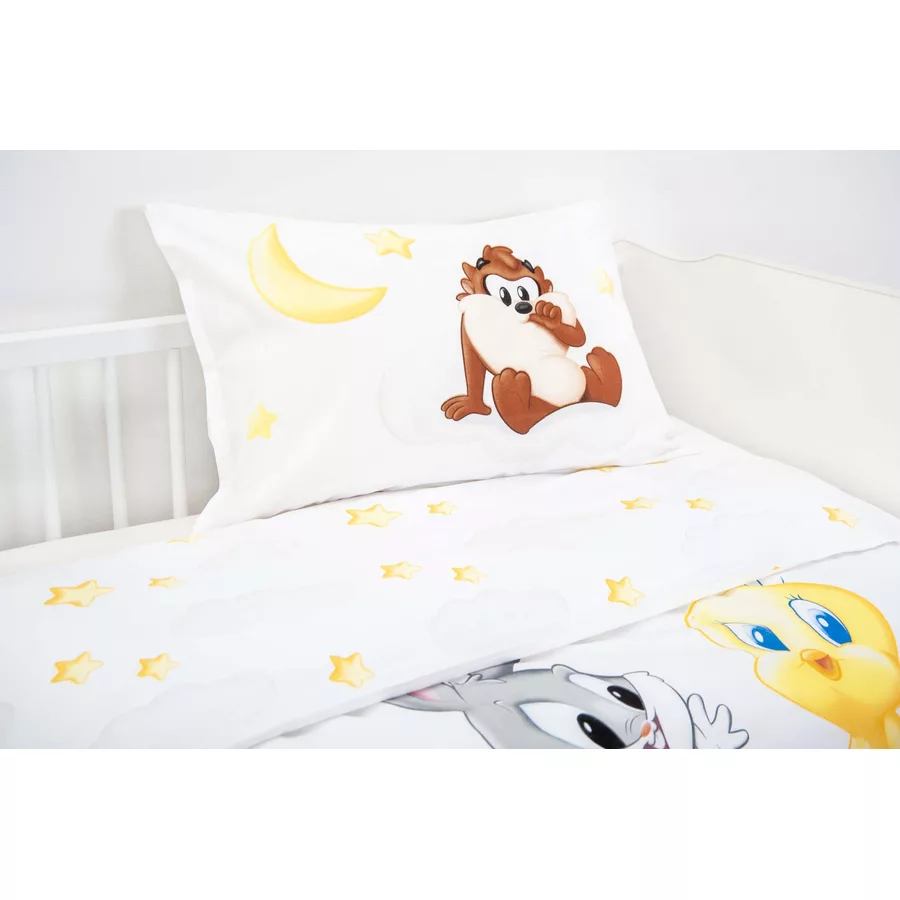 HERDING Bettwäsche Baby Looney Tunes 100 x 135 cm