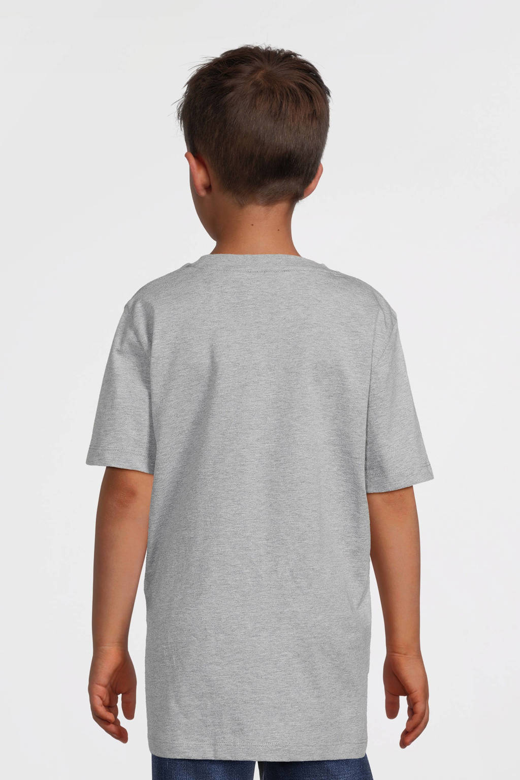 Lyle & Scott gemêleerd T-shirt grijs
