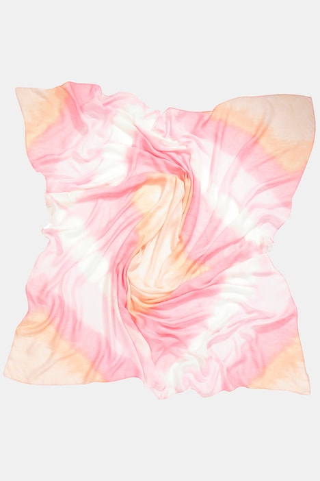 Tuch, Batik-Druck, Quasten