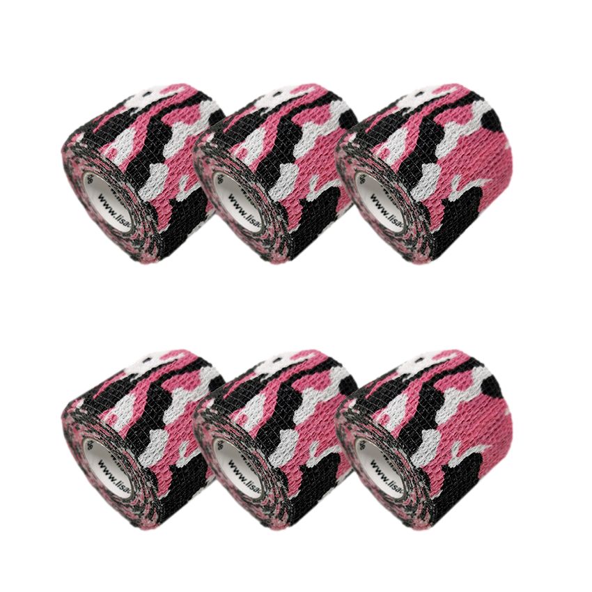 LisaCare Fixierpflaster 5cm - Camouflage Rosa