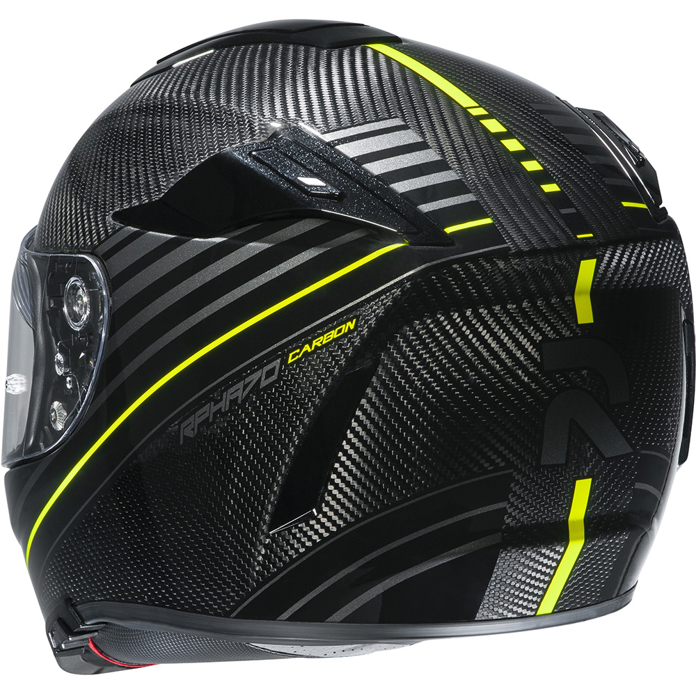HJC - Casque RPHA 70 Carbon Artan MC4H / Noir / Jaune fluo