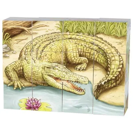 goki Würfelpuzzle Australische Tiere