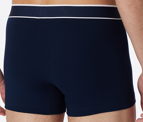 3 SCHIESSER Shorts mit Bio-Baumwolle, dunkelblau