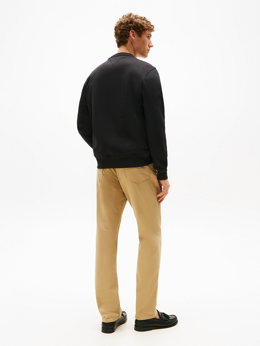 TOMMY HILFIGER<br>Suéter de gola redonda com o logotipo Tommy