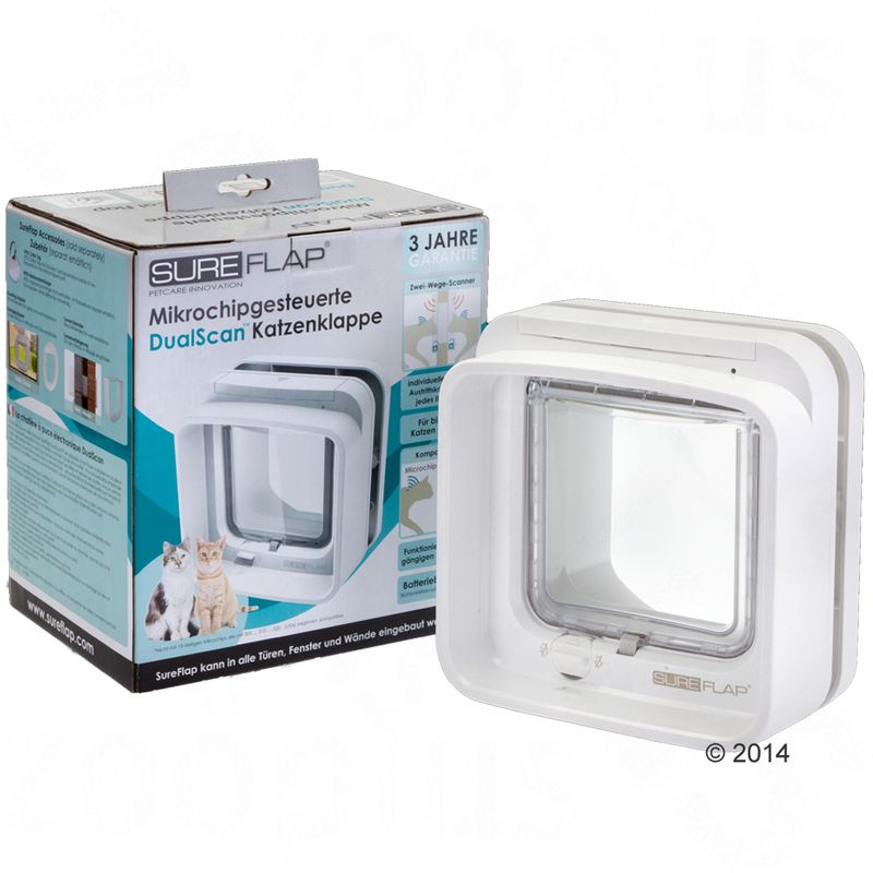 Chatière à puce électronique SureFlap DualScan
