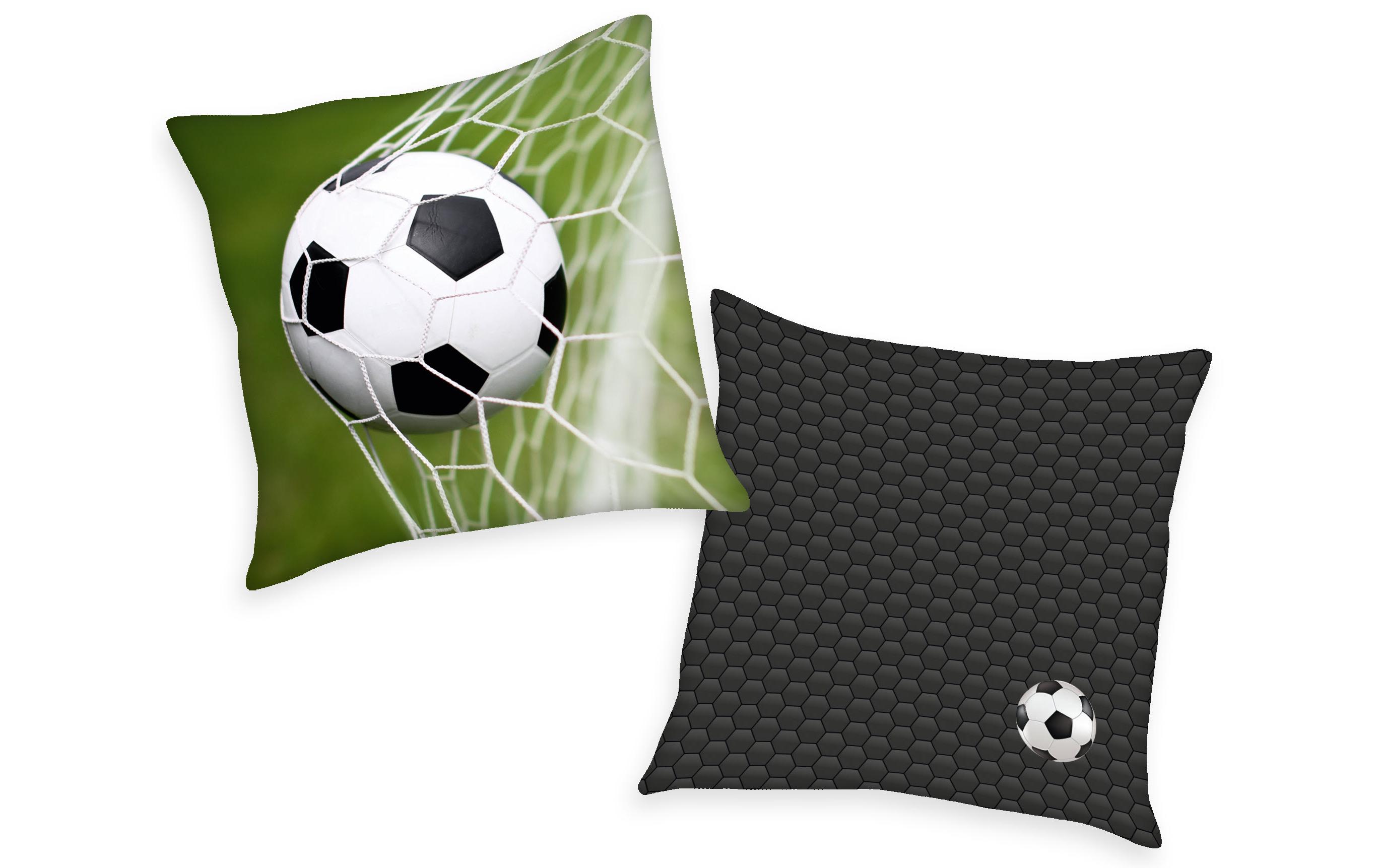 Kissen Fussball 40 cm x 40 cmKissen mit Füllung