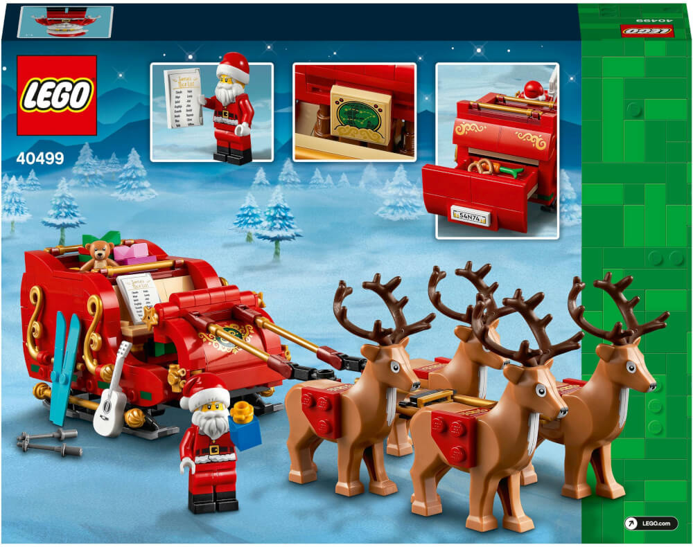 LEGO® Iconic 40499 Schlitten des Weihnachtsmanns
