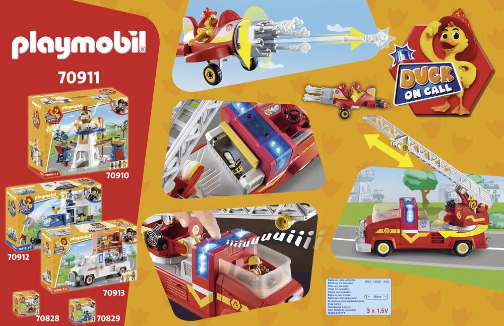 DUCK ON CALL - CAMION DE POMPIER - 70911