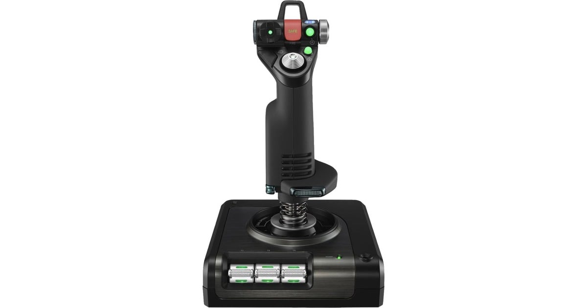 Logitech GSaitek Pro Flight X52 Pro Flight System gaming hotas
