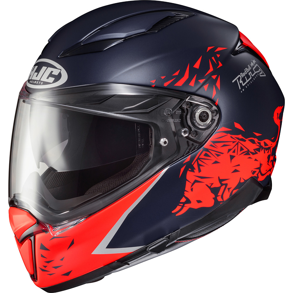 HJC - Casque F70 Spielberg Red Bull Ring MC21SF / Bleu Mat / Rouge