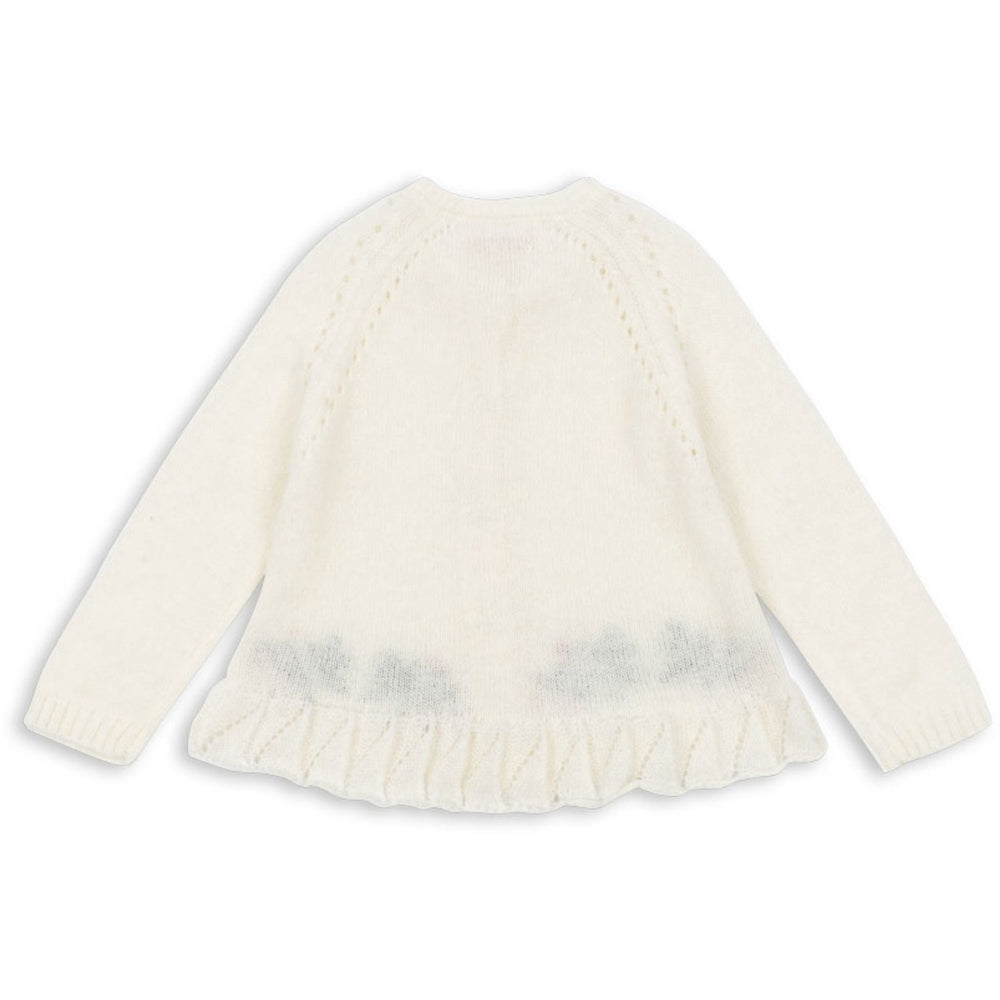 Køb Konges Sløjd Bright White Minia Flæse Cardigan