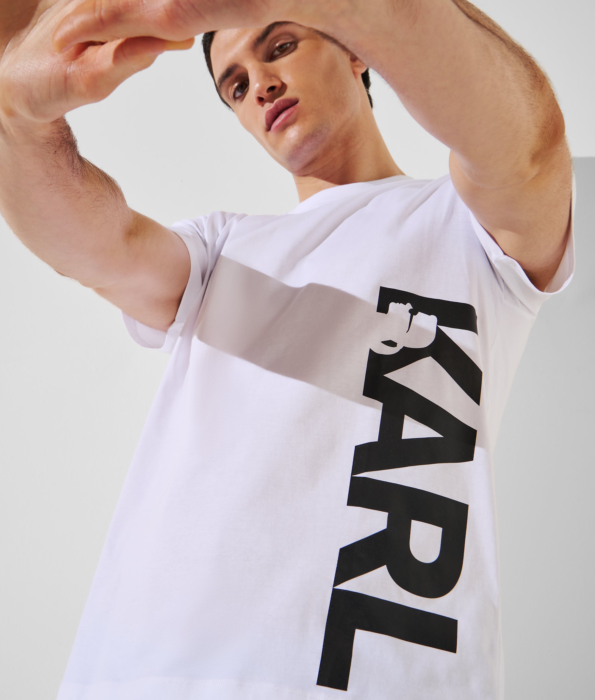 Strand-t-shirt met logo