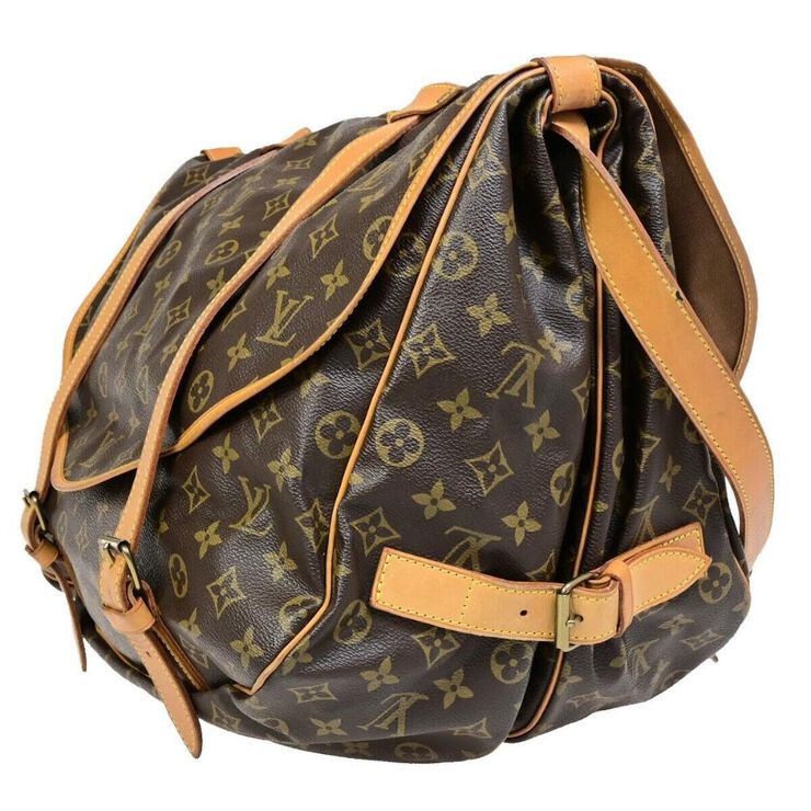 Louis Vuitton Vintage Louis Vuitton Saumur Brown