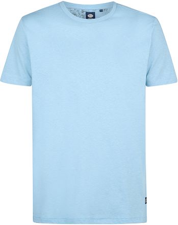 Petrol T-Shirt Viewcrest Melange Lichtblauw M-1050-TSR666-5187 kopen