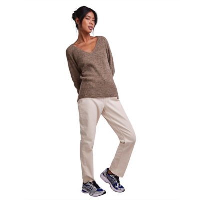 Pull femme Pcellen V-Neck Knit Noos Bc PIECES