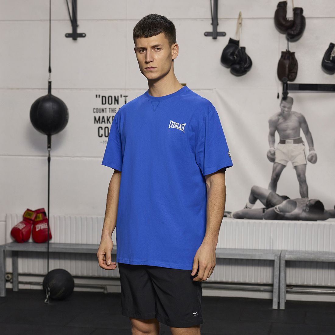 Oversized trenings t-skjorte Iconic logo