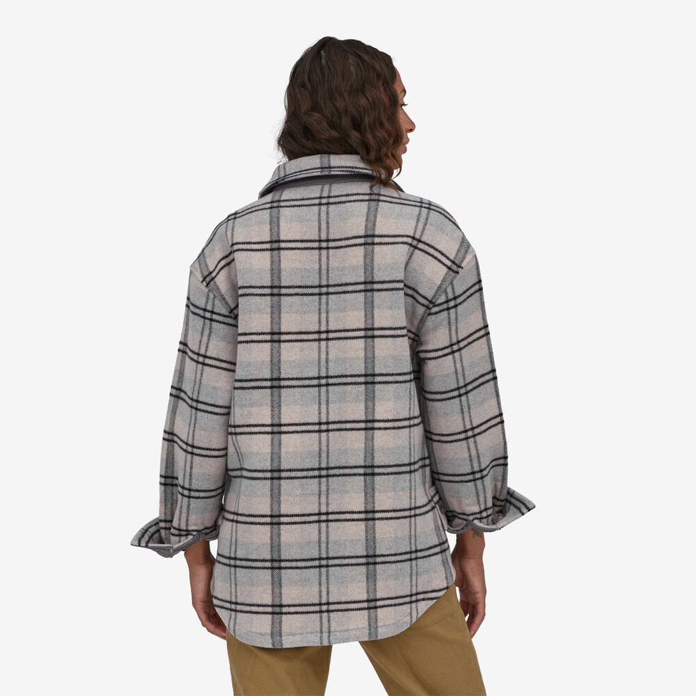 Damen-Overshirtjacke aus Meltonwolle