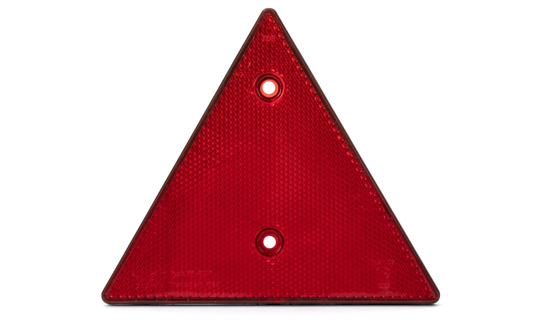 Trekantrefleks rød 150 mm