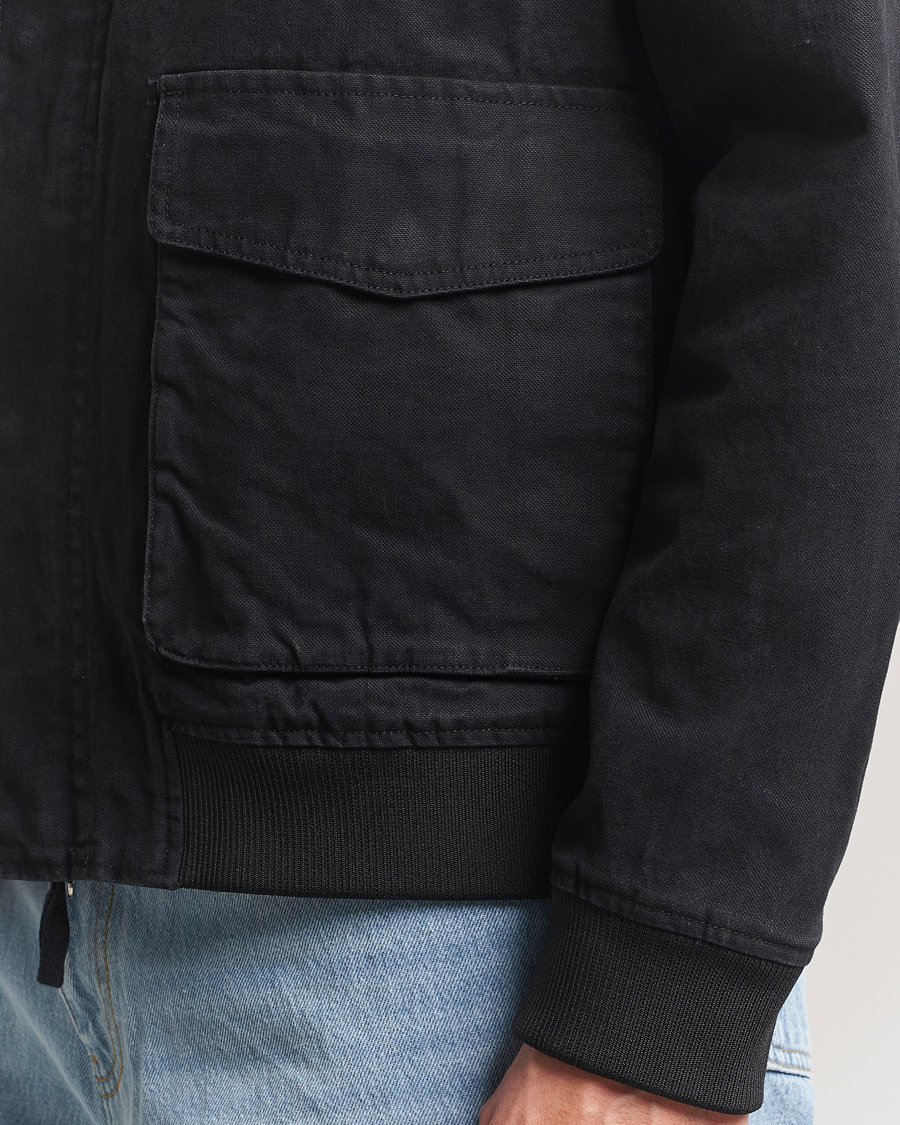 A Day's March Bader Cotton Flight Jacket Black
