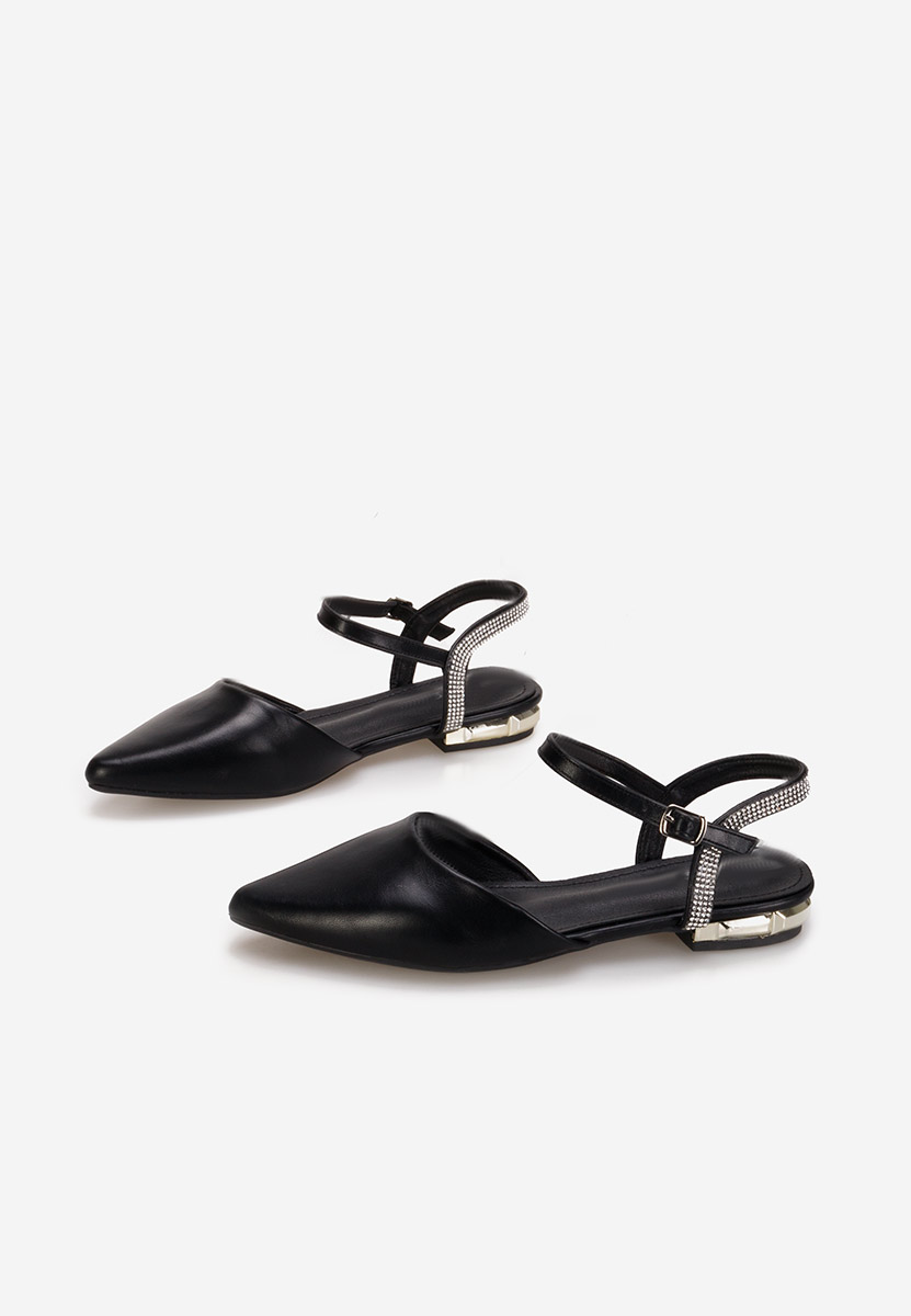 Ballerines à bout pointu noirs Lovisa