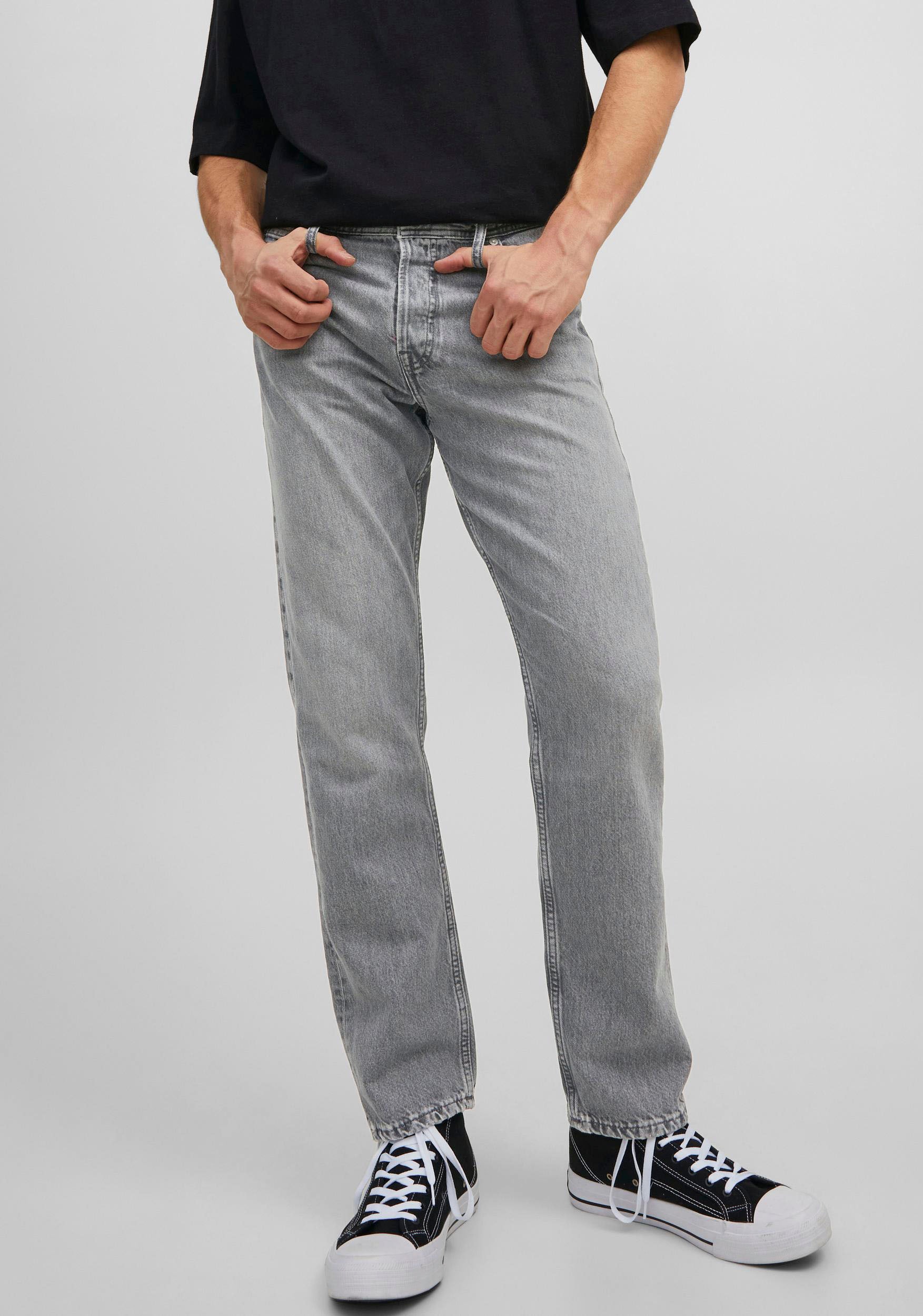 Jack & Jones Loose-fit-Jeans »JJICHRIS JJORIGINAL SBD 921 SN«, mit Gürtelschlaufen