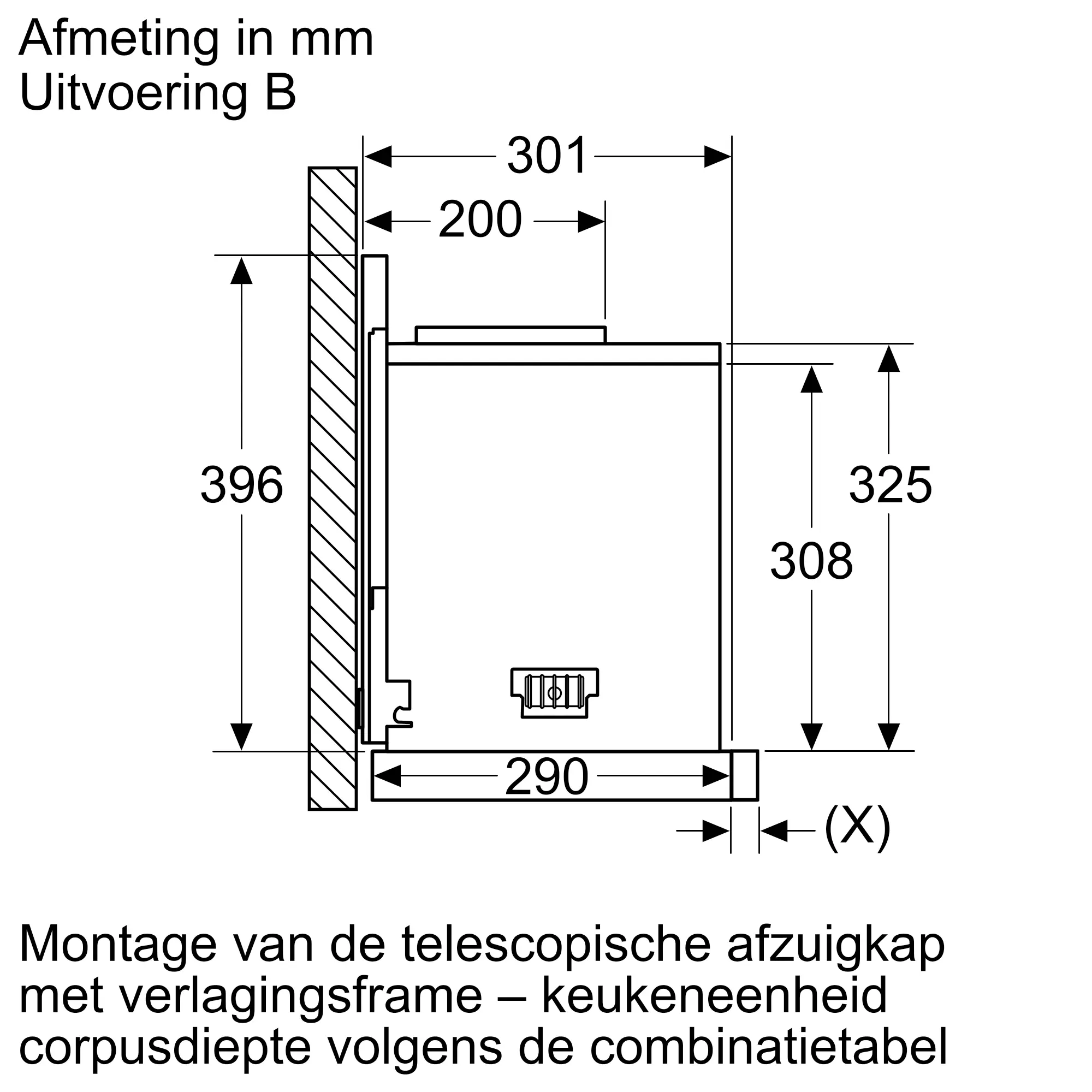 Frame verlager 538 mm DSZ4660 • 17001426