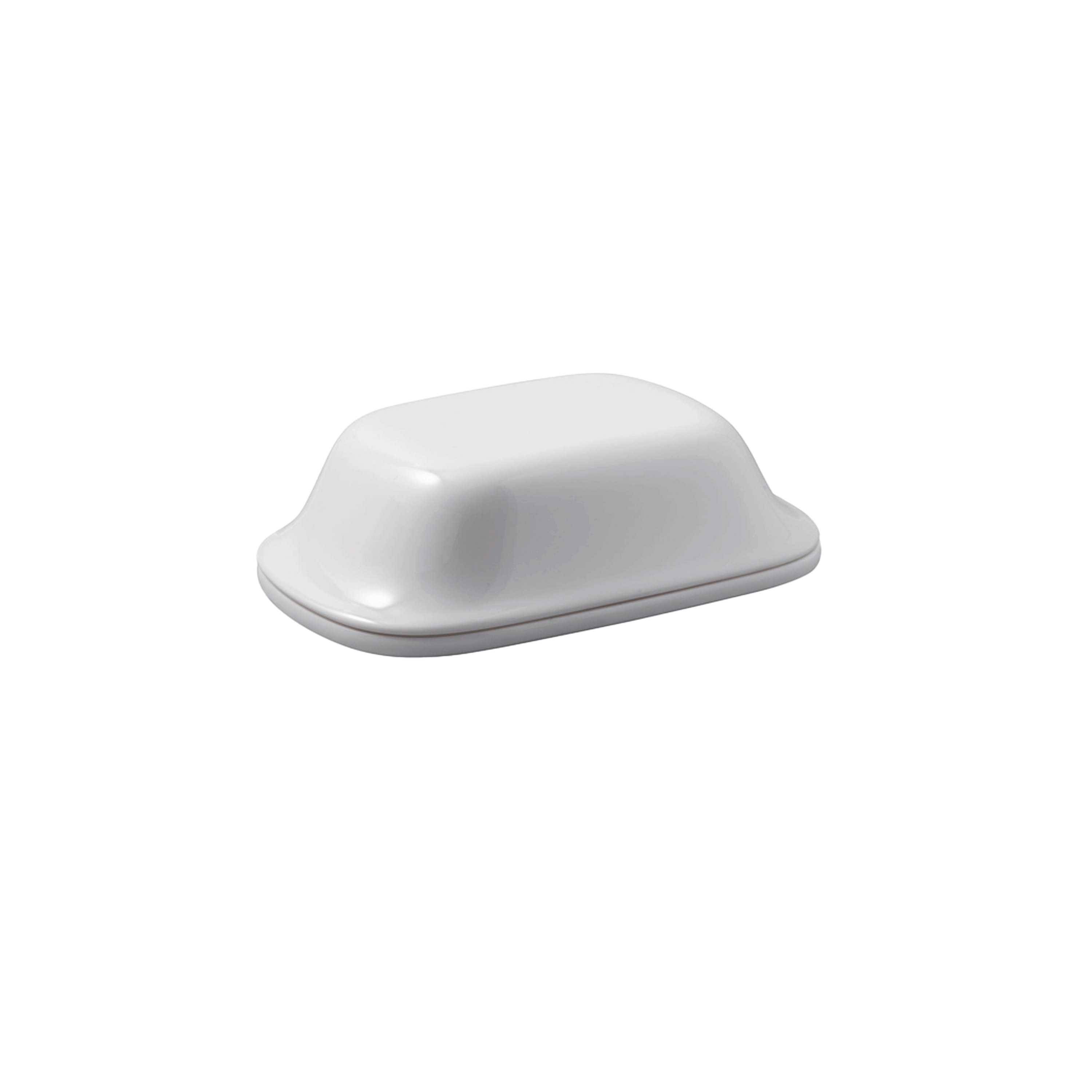 For Me Covered butter dish White, Premium Porcelain