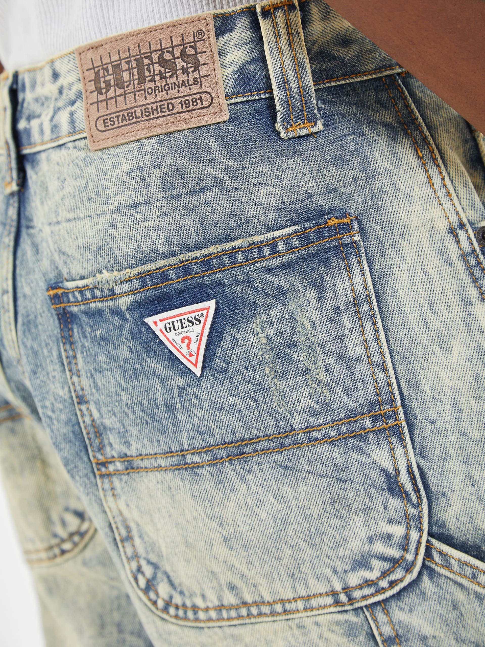Calça jeans GUESS Originals Faded Denim Carpenter