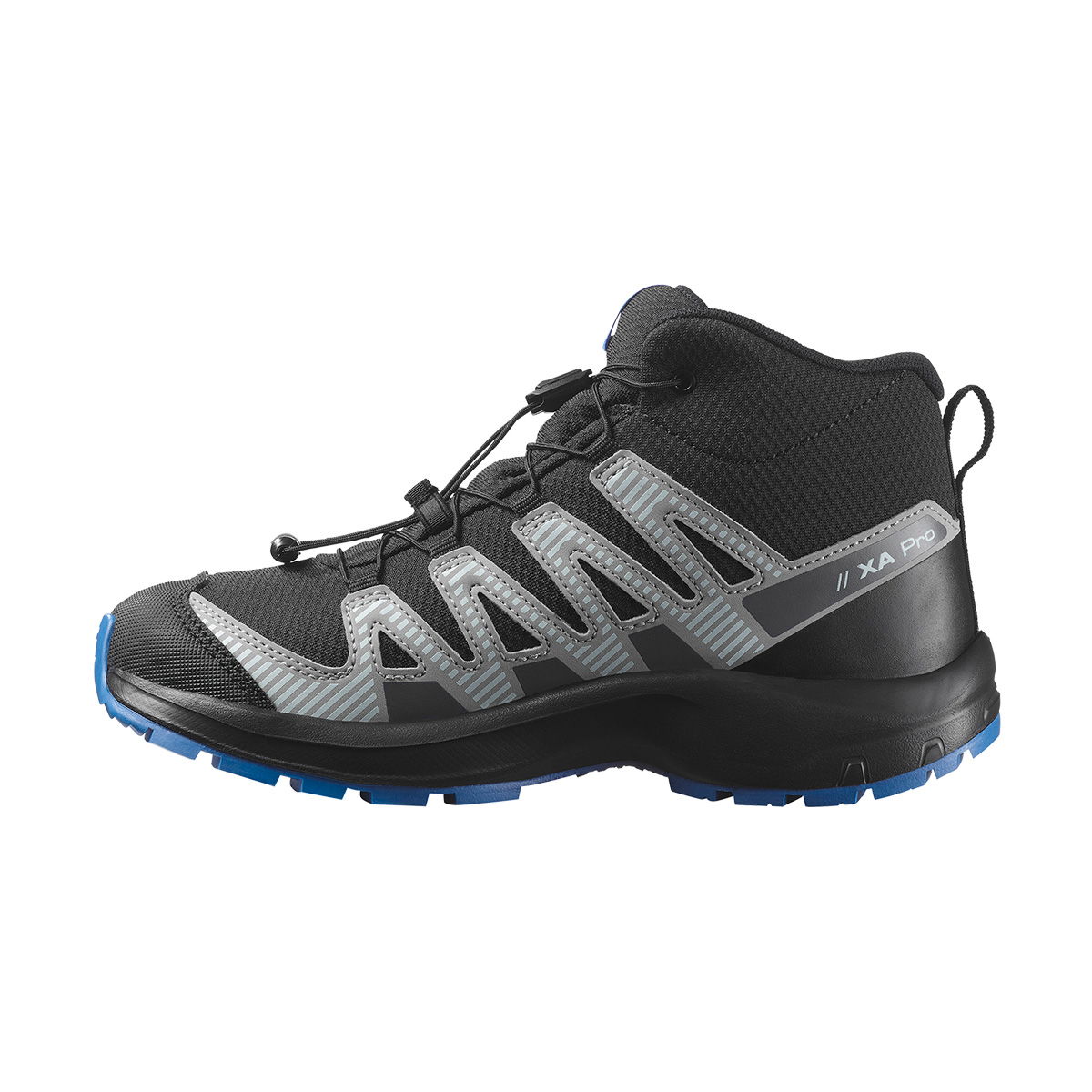 Salomon Youth XA Pro V8 Mid CSWP vandrestøvle, junior (Black/Blue)