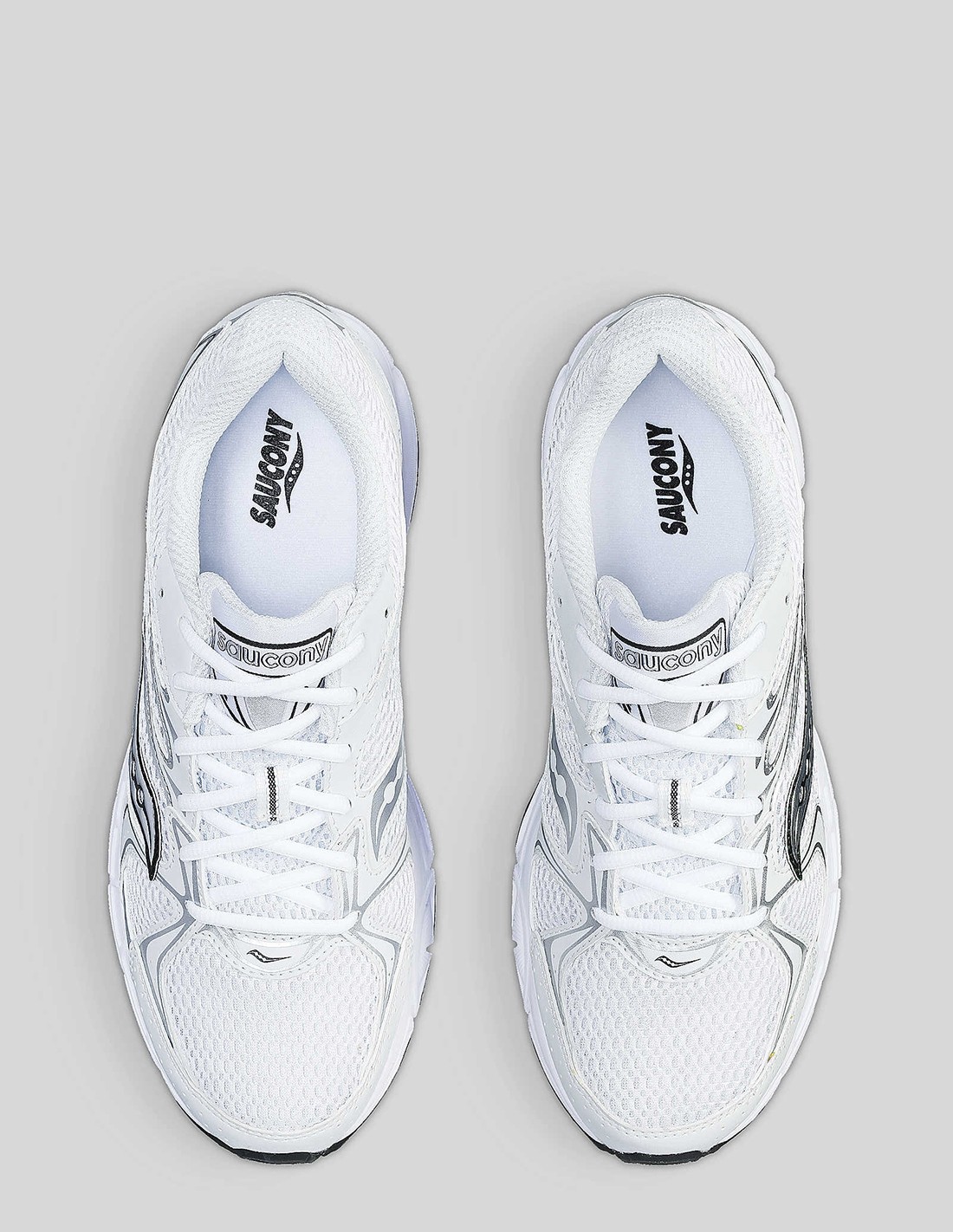 saucony Sneakers Mixte Ride Millennium Blanc/Argent