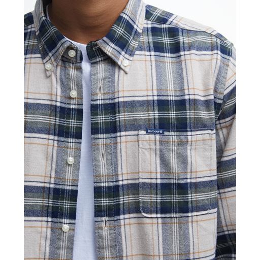 Barbour Betsom Tailored Checked Skjorte, Stone Marl, XXL