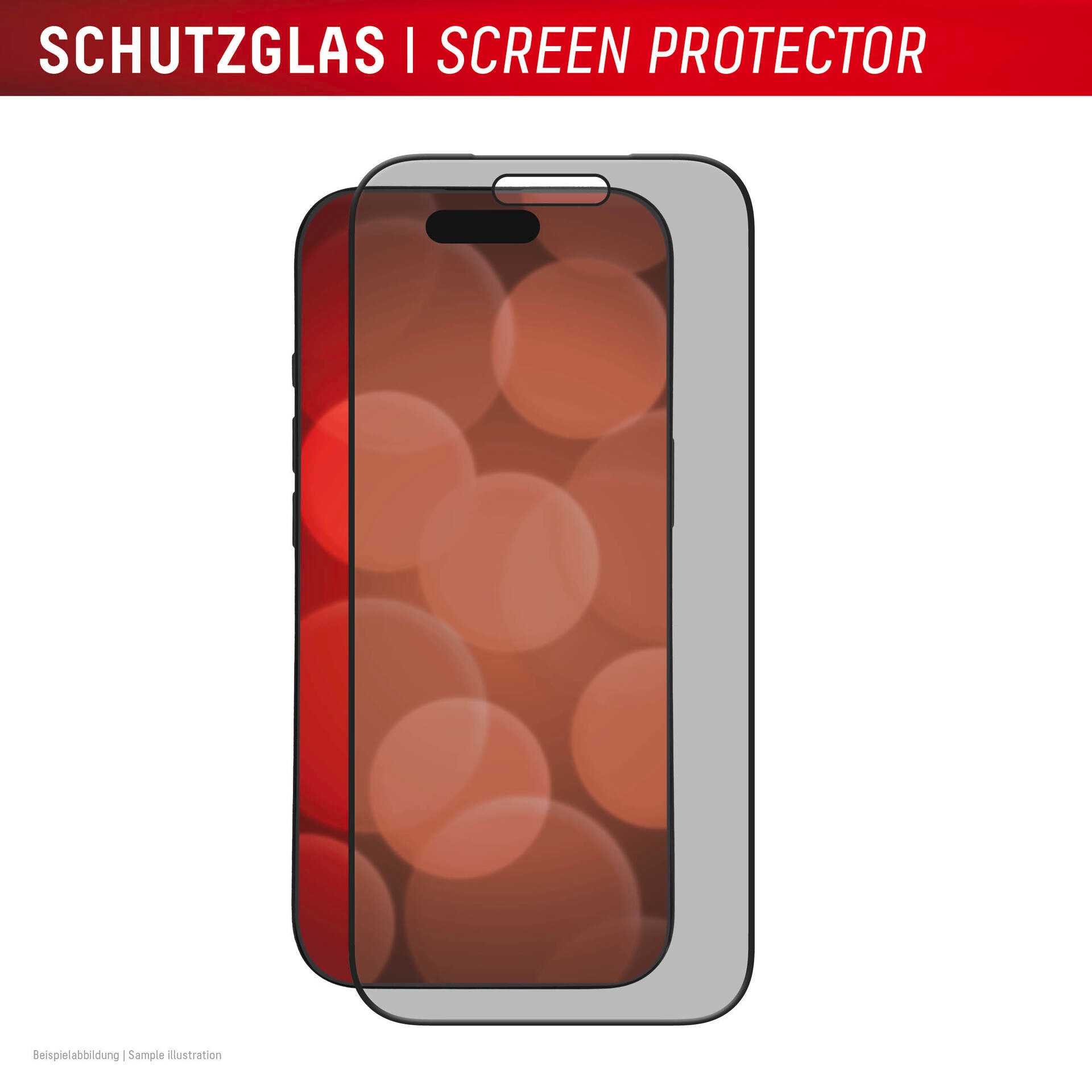 Displex Displayschutzglas »Privacy Glass Screen Protector« für Apple iPhone 17;Apple iPhone 17 Pro Displayschutzfolie, Schutzfolie, Bildschirmschutz, kratz- & stossfest