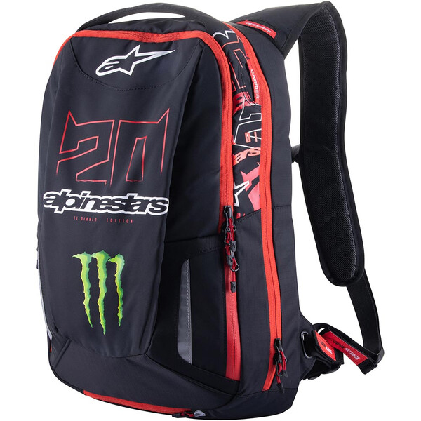 Alpinestars - Sac à dos City Hunter Monster Fabio Quartararo Noir / Rouge