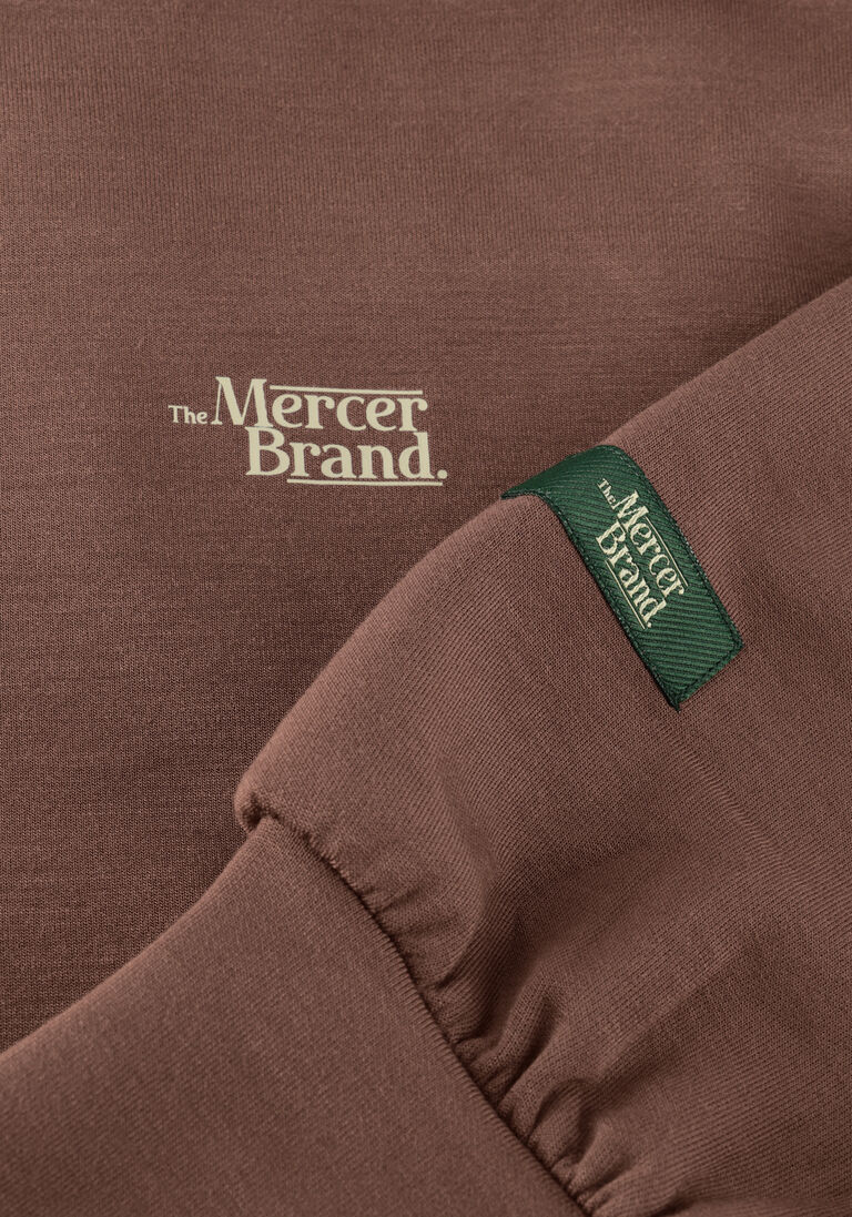 bruine mercer amsterdam sweater the mercer scuba crewneck w